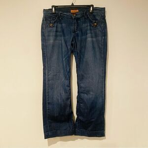 James Jeans Dry Aged Denim Jamie Style Bootcut Jeans Size 31